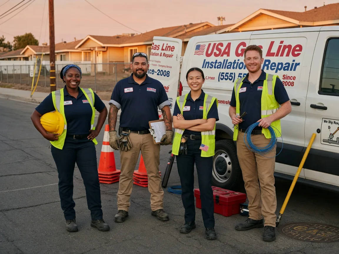 Gas Line Installation company in Green Bay, VA